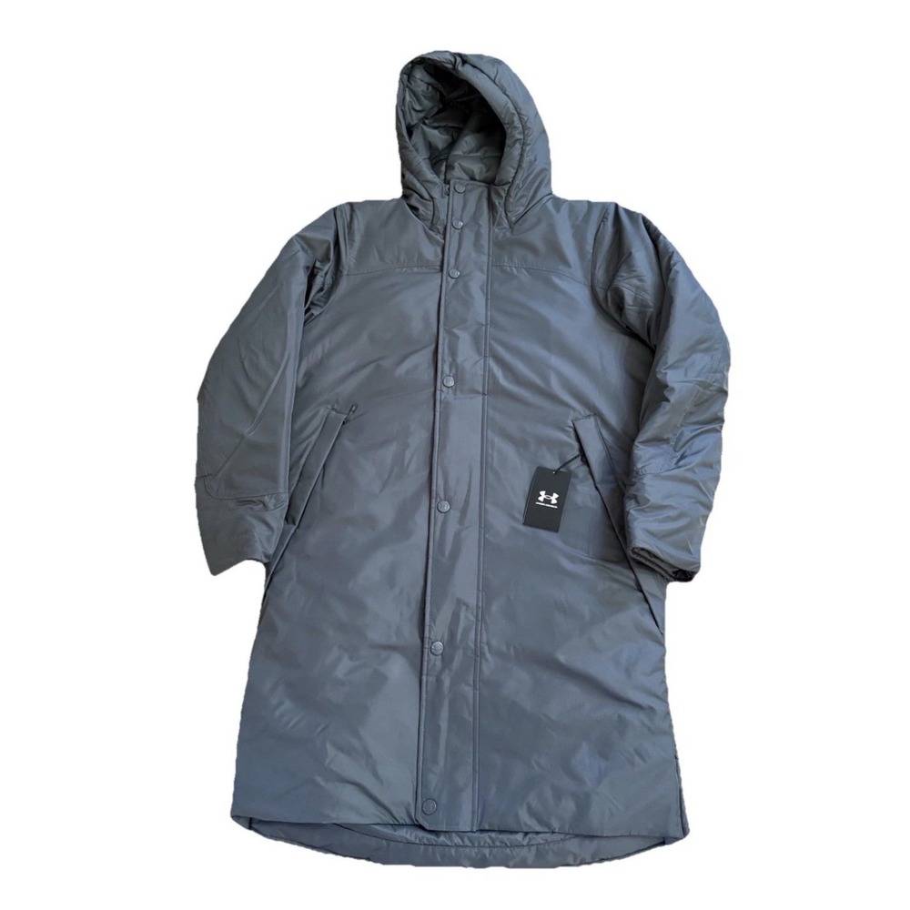 *New* Men 2XL Under Armour UA Storm Insulated Bench Jacket Coat Gray 1380869-012